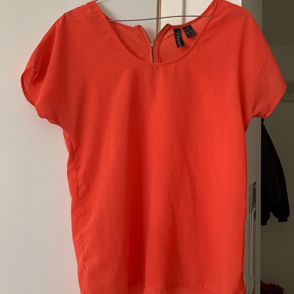 Orange Blouse